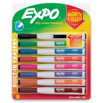 Expo Magnetic Fine Assorted 8 Pack