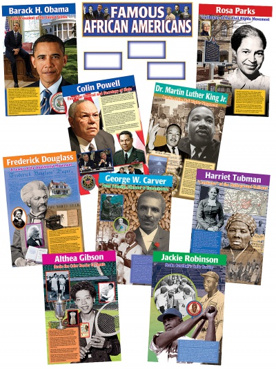 Famous Afican Americans Bulletin Board Set