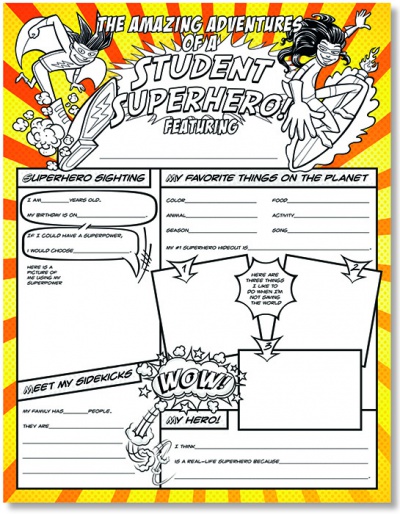 Fill Me In: Student Superhero!