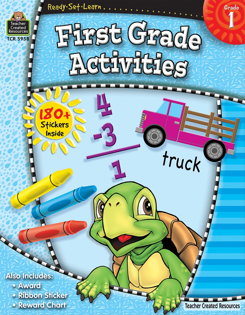 First Grade Activities Workbook | Grade 1 Skills Practice