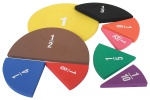 Foam Fraction Circles Single Set 9 Complete Circles