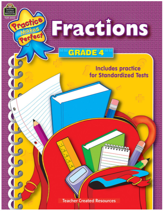 Grade 4 Fraction Problem Grade 4 Fractions Practice Workbook | 48 Pages Skills