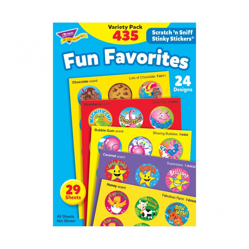 Fun Favorites Stinky Stickers Variety Pack