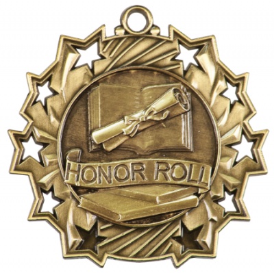 Gold Honor Medal with Ribbon