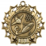 Gold Science Medal with Ribbon