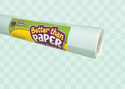 Green Checkers Better Than Paper Bulletin Board Roll