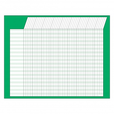 Green Large Incentive Chart Horizontal 22 x 28