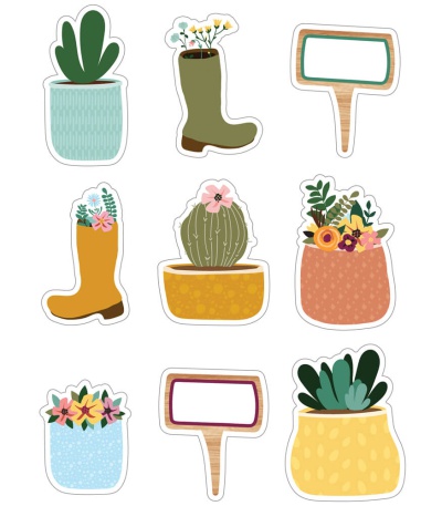 Grow Together Boots, Pots, and Garden Signs Cut-Outs