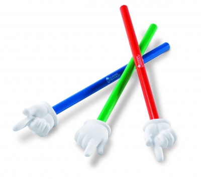 Hand Pointers, Set of 3 assorted colors