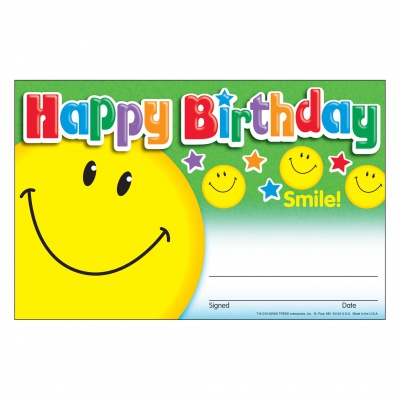 Happy BirthdaySmile Recognition Awards
