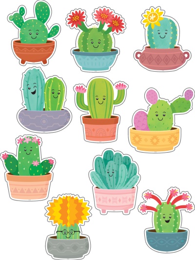Happy Cactus Crew Accents