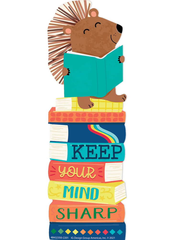 Hedge Hog - Keep Your Mind Sharp Bookmarks