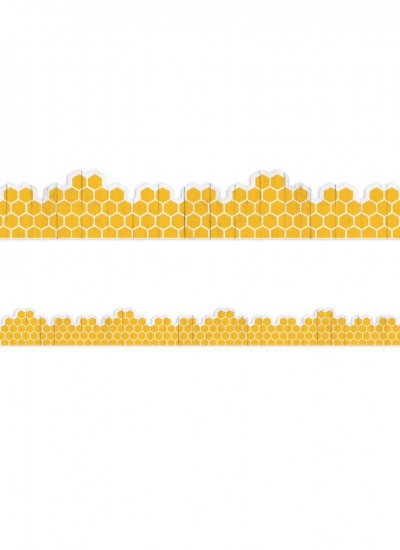 The Hive Honeycomb Border