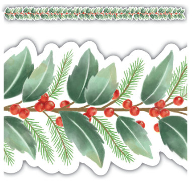 Holly Die Cut Border Trim