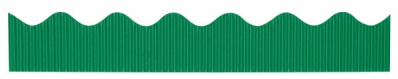 Holly Green Corrugated Scalloped Border 2 1/4 x 50'