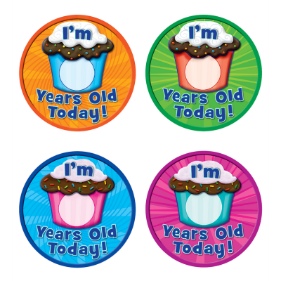 I am  Years Old Today Wear Em Badges