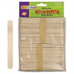 Jumbo Craft Sticks, Natural, 100 pieces