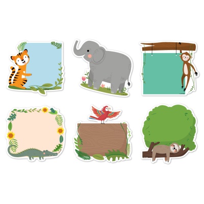 Jungle Friends 6 Cut-Outs
