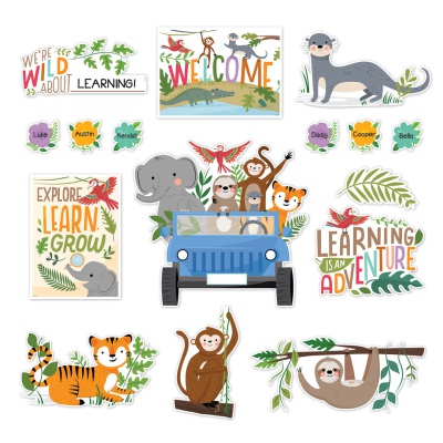 Jungle Friends Bulletin Board Set