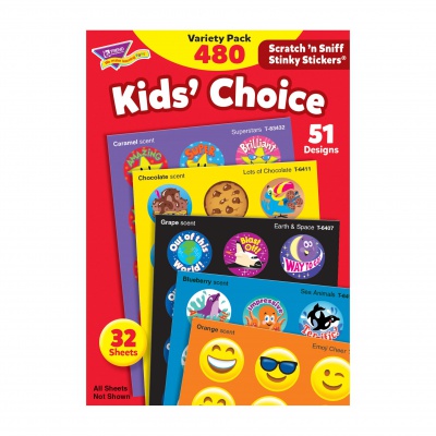 Kids Choice Variety Pack Stinky Stickers