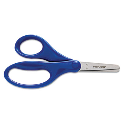 Kids Student Scissors 5 Rounded Tip Straight Handle Assorted Colors