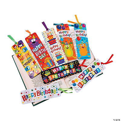 Laminated Birthday Bookmarks 48ea