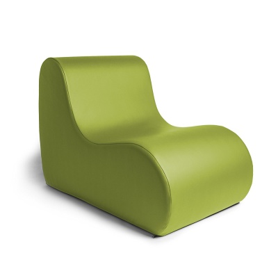 Large Classroom Soft Foam Premium Vinyl Chair Green