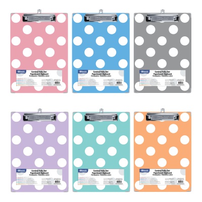 Large Polka Dot Clipboard Assorted