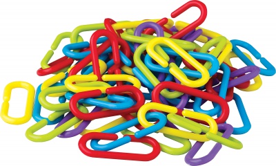 Links Connecting Set 250ea 5 Colors