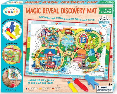 Magic Reveal Discovery Mat - Busy Village