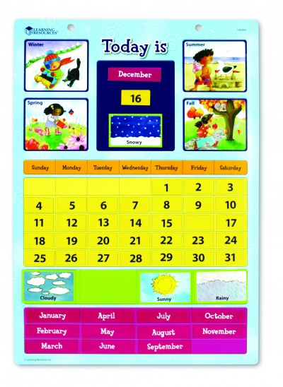 Magnetic Learning Calendar