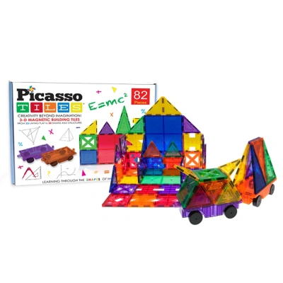 Magnetic Tiles 82 Piece Set