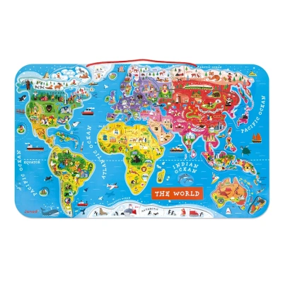 Magnetic World Puzzle