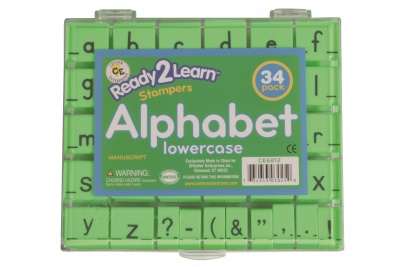 Manuscript Alphabet Stamps, Lowercase