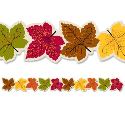 Maple Leaves Border EZ Border 48'