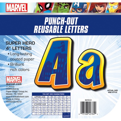 Marvel Super Hero Adventure 4 Deco Letters