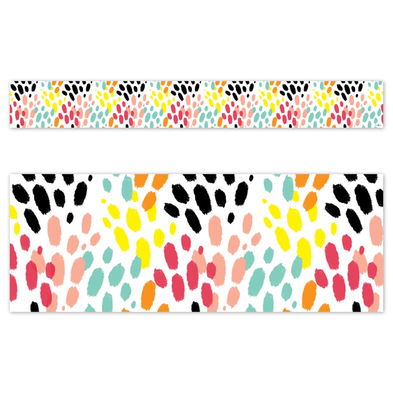 Messy Tracks Jungle Friends EZ Border