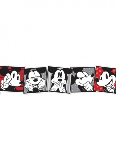 Mickey Mouse Throwback Mickey Selfies Border