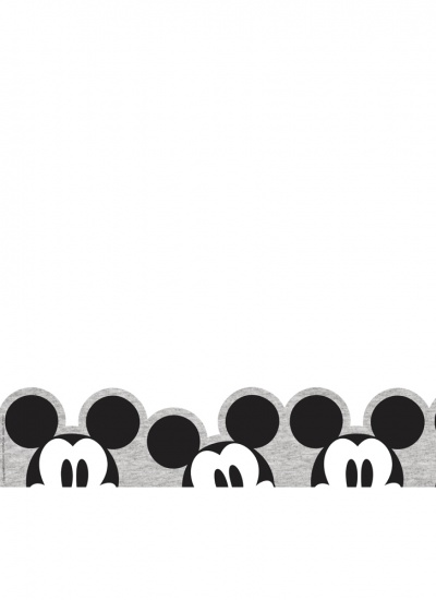 Mickey Mouse Throwback Peeking Mickeys Border