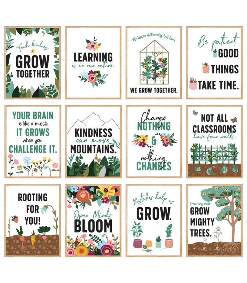 Mini Posters: Grow Together Poster Set – Carson Dellosa