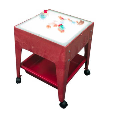 Mobile Mite LED Light Table Red