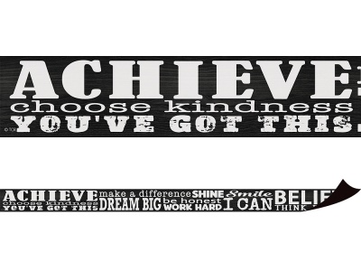 Modern Farmhouse Positive Sayings Magnetic Border