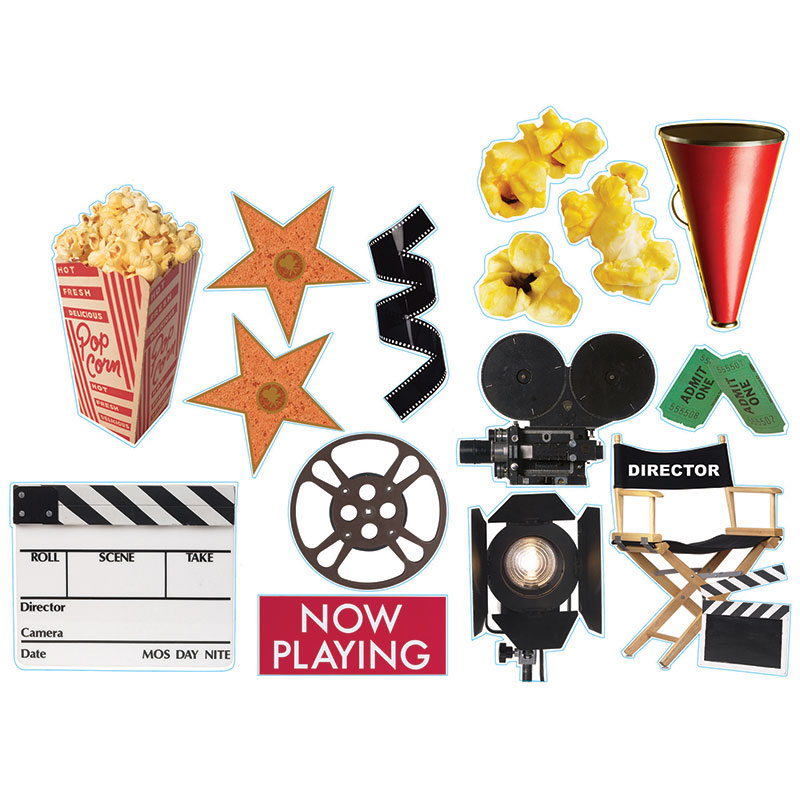 Movie Theme 2 Sided Decor Kit