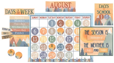 Moving Mountains Calendar Bulletin Board