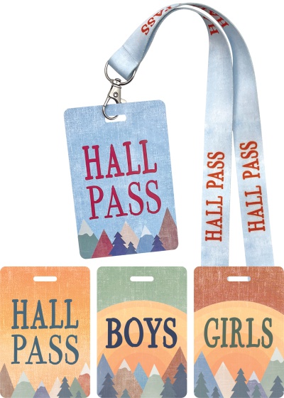 Moving Mountains Hall Pass Lanyards