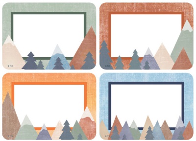Moving Mountains Name Tags/Labels - Multi-Pack