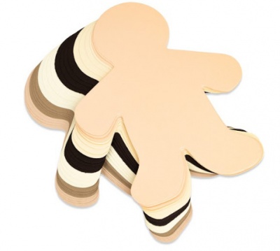 Multicultural People Cutouts 16 Pack of 25