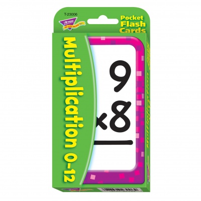 Multiplication Pocket Flash Cards
