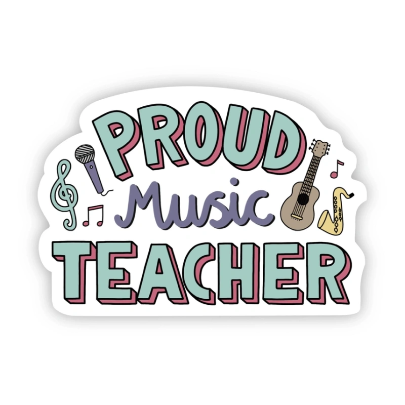 Music Teacher Sticker – Big Moods