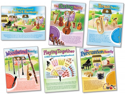 Musical Instruments Bulletin Board Set